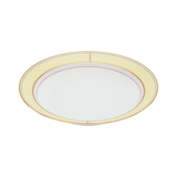 Ginori 1735 Diva Giallo Colonna Soup Plate | Kneen & Co