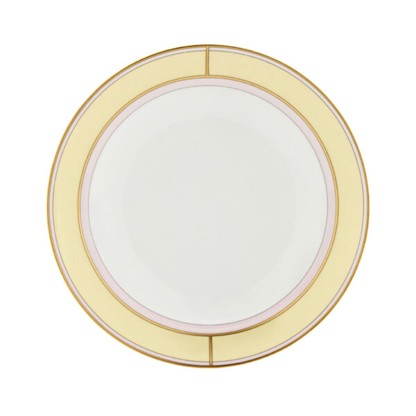 Ginori 1735 Diva Giallo Colonna Soup Plate | Kneen & Co