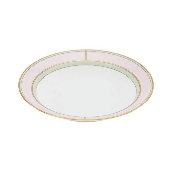 GINORI-DIVA-008RG00_FPT210010240G00134902-1-1200sq-100KB Ginori 1735 Diva Rosa Colonna Soup Plate | Kneen & Co