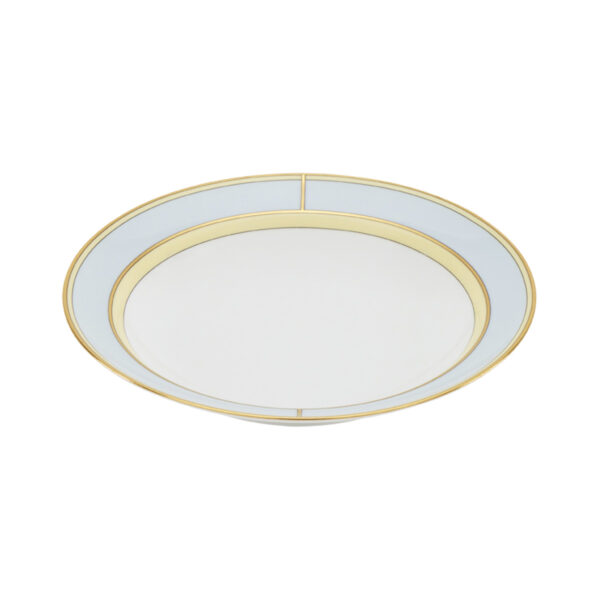 Ginori 1735 Diva Celeste Colonna Soup Plate | Kneen & Co