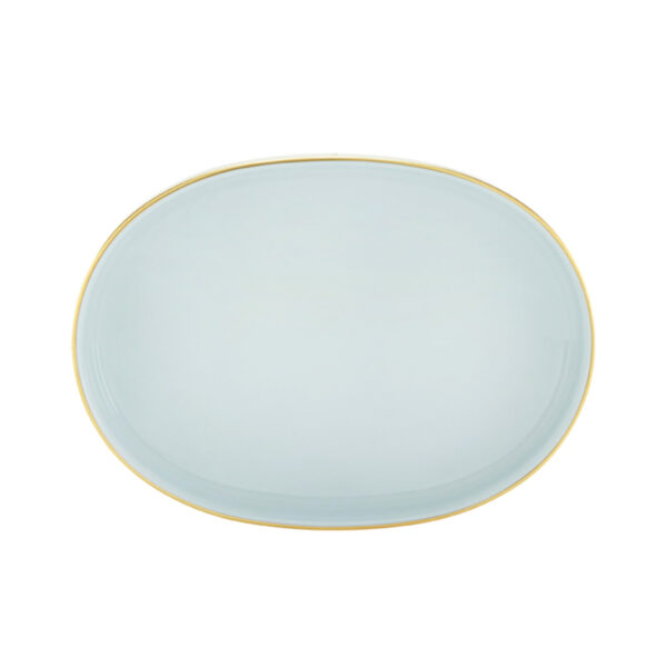 Ginori 1735 Diva Celeste Colonna Pickle Dish