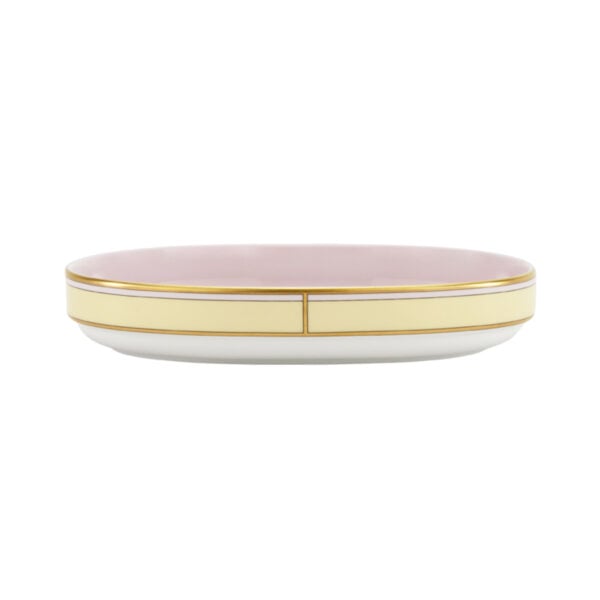 GINORI-DIVA-008RG00_FRV000010215G00134901-1200sq-100KB Ginori 1735 Diva Rosa Colonna Pickle Dish