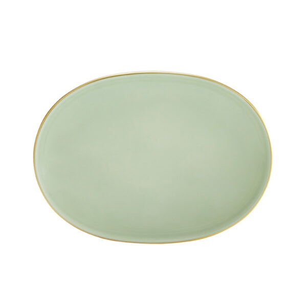 Ginori 1735 Diva Verde Colonna Pickle Dish