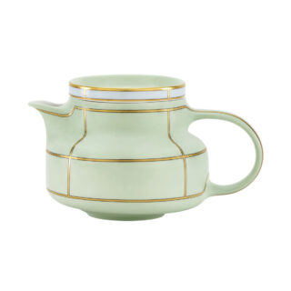 Ginori 1735 Diva Verde Colonna Teapot With Cover
