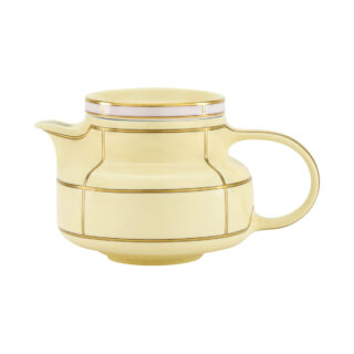 Ginori 1735 Diva Giallo Colonna Teapot With Cover