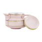 Ginori 1735 Diva Rosa Colonna Teapot With Cover