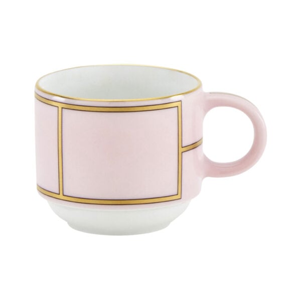 GINORI-DIVA-008RG00_FTZ301010085G00134902-1200sq-100KB Ginori 1735 Diva Rosa Colonna Coffee Cup | Kneen & Co