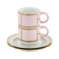 Ginori 1735 Diva Rosa Colonna Coffee Set X 2 | Kneen & Co