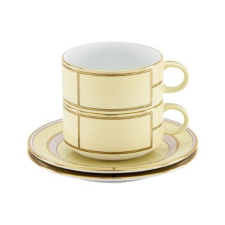 Ginori 1735 Diva Giallo Colonna Tea Set X 2 | Kneen & Co