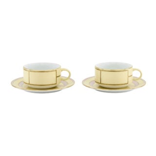 Ginori 1735 Diva Giallo Colonna Tea Set X 2 | Kneen & Co