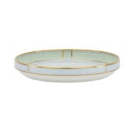 Ginori 1735 Diva Verde Colonna Tureen Cover And Fruit Bowl