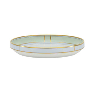 Ginori 1735 Diva Verde Colonna Tureen Cover And Fruit Bowl | Kneen & Co
