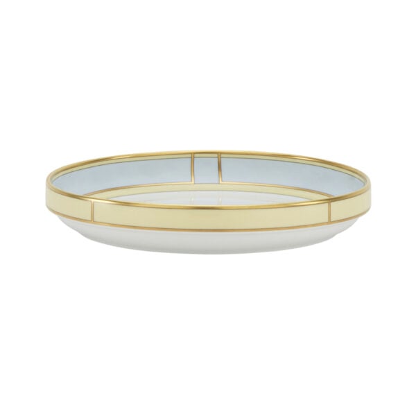 Ginori 1735 Diva Celeste Colonna Tureen Cover And Fruit Bowl | Kneen & Co