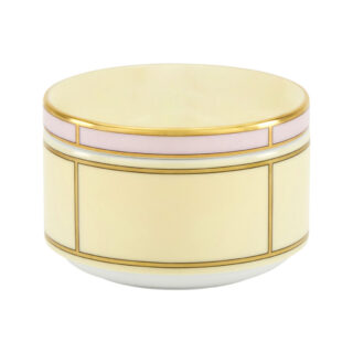 Ginori 1735 Diva Giallo Colonna Sugar Bowl With Cover | Kneen & Co