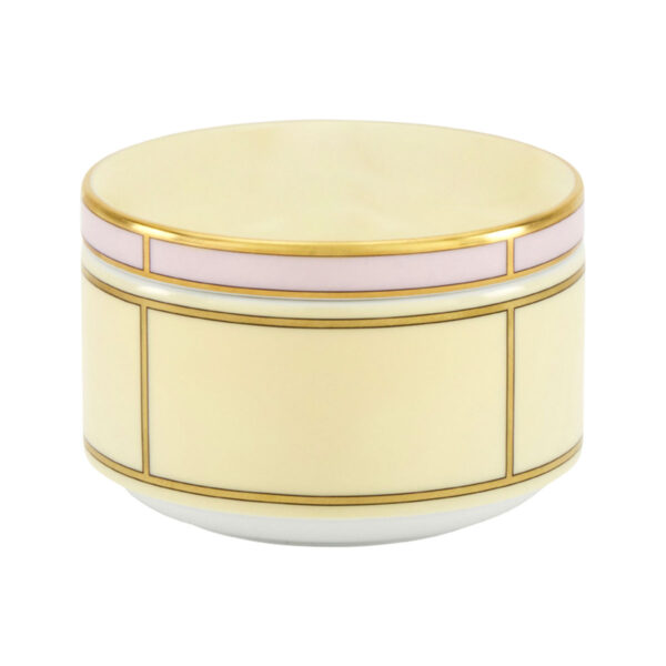 GINORI-DIVA-008RG00_FZU000010245G00134901-1200sq-100KB Ginori 1735 Diva Giallo Colonna Sugar Bowl With Cover | Kneen & Co