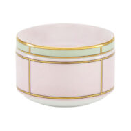 Ginori 1735 Diva Rosa Colonna Sugar Bowl With Cover