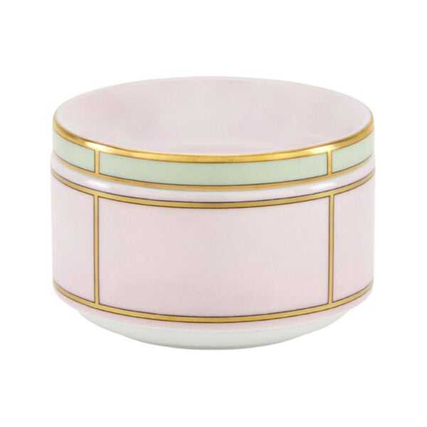 GINORI-DIVA-008RG00_FZU000010245G00134902-1200sq-100KB Ginori 1735 Diva Rosa Colonna Sugar Bowl With Cover | Kneen & Co