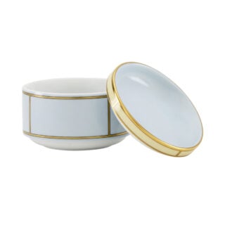 GINORI-DIVA-008RG00_FZU000010245G00134903-1-1200sq-100KB Ginori 1735 Diva Celeste Colonna Sugar Bowl With Cover | Kneen & Co