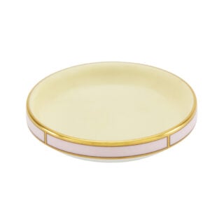 Ginori 1735 Diva Giallo Colonna Cover And Butter Plate | Kneen & Co