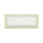 Ginori 1735 Diva Verde Rectangular Flat Platter | Kneen & Co