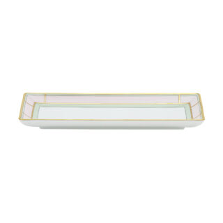 Ginori 1735 Diva Rosa Rectangular Flat Platter | Kneen & Co