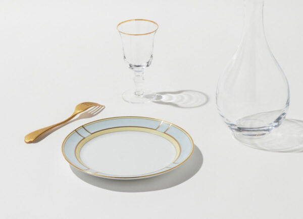 Ginori 1735 Diva Celeste Colonna Dessert Plate | Kneen & Co
