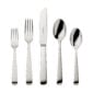 Robbe & Berking Alta flatware pattern in silver, featuring the 5 piece place setting.