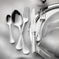Robbe & Berking Silver Flatware lifestyle photo featuring the French Pearl pattern.