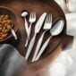 Robbe & Berking Silver Flatware lifestyle photo featuring the Metropolitan pattern.