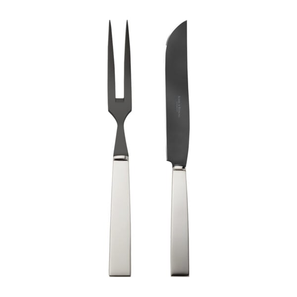 R&B-Silver-Riva-FrozenCarving-set-1200x1200-100KB Robbe & Berking Riva Silver Frozen Black Bladed Carving Set.