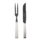 Robbe & Berking Riva Silver Frozen Black Bladed Carving Set.