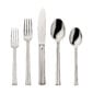 Robbe & Berking Viva flatware pattern in silver, featuring the 5 piece place setting.