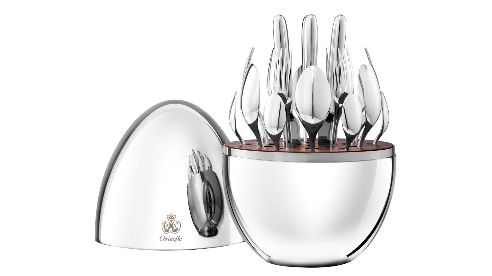 Christofle Mood 24 Piece Silverplated Flatware Set