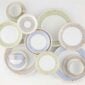 Herend Art Deco Grey, Blue & Green Dinnerware | Kneen & Co