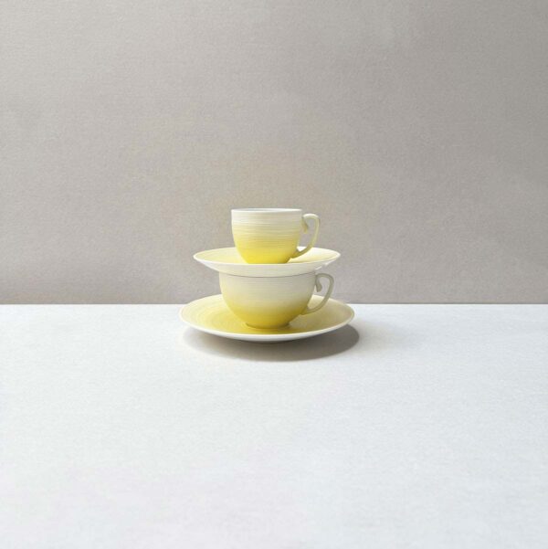JL-COQUET-MIMOSA-MOOD-IMG_5580-1200x1200-100KB JL Coquet Mimosa Dinnerware Cups and Saucers lifestyle photo.