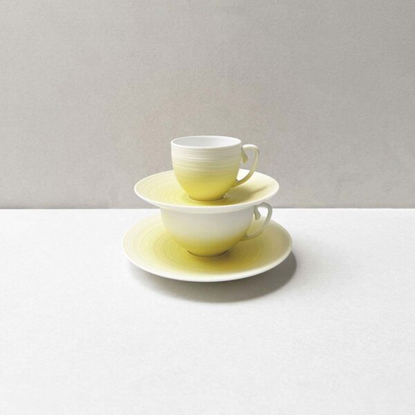 JL-COQUET-MIMOSA-MOOD-IMG_5581-1200x1200-100KB JL Coquet Mimosa Dinnerware Cups and Saucers lifestyle photo.