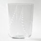Lobmeyr Drinking Set no. 4 Monogrammed Tumbler. Monograms designed by Ted Muehling mood shot.