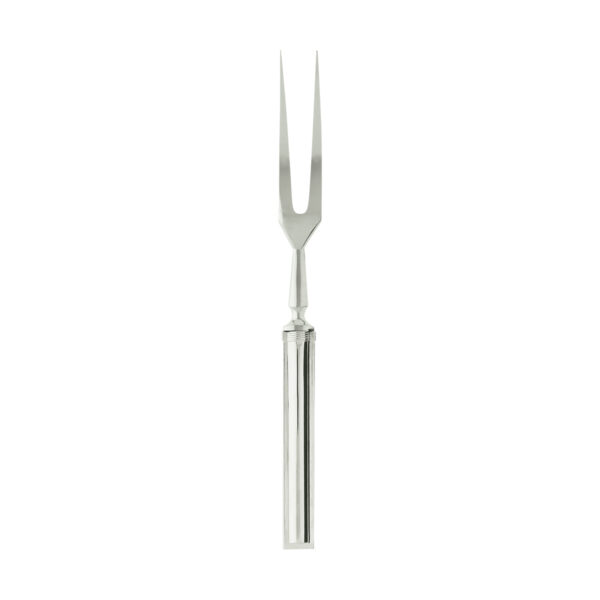 Puiforcat Cannes Carving Serving Fork in Sterling Silver | Kneen & Co