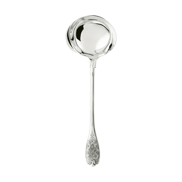 Puiforcat Elysee Cream Ladle in Sterling Silver | Kneen & Co