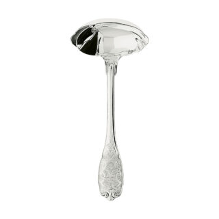 Puiforcat Elysee Gravy Ladle in Sterling Silver | Kneen & Co