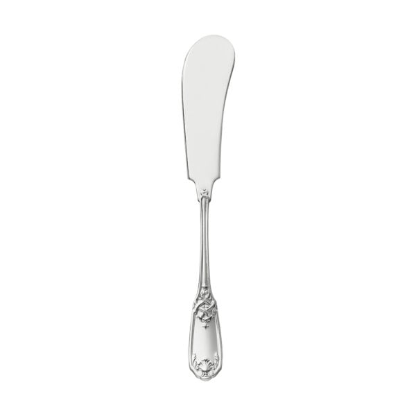 PUIFORCAT-207601O-MOLIERE-MASCARON-BUTTER-SPREADER-1200x1200-100KB Puiforcat Molière Butter Spreader Knife Sterling Silver | Kneen & Co