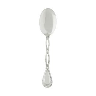 Puiforcat Royal Individual Sauce Spoon in Sterling Silver | Kneen & Co