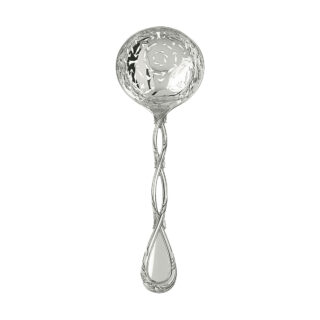 Puiforcat Royal Pierced Sugar Spoon in Sterling Silver | Kneen & Co