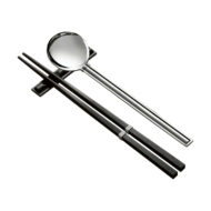 Puiforcat Cannes Silver-Plated 4-piece Set Chopsticks