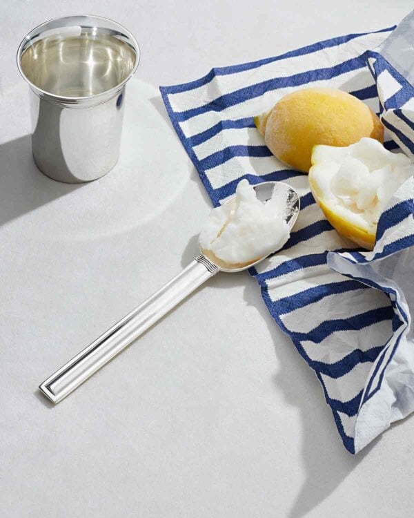 PUIFORCAT-MOOD-Collection-Cannes-1-1200w-100KB Puiforcat Cannes Spoon Lifestyle Photo in Sterling Silver | Kneen & Co