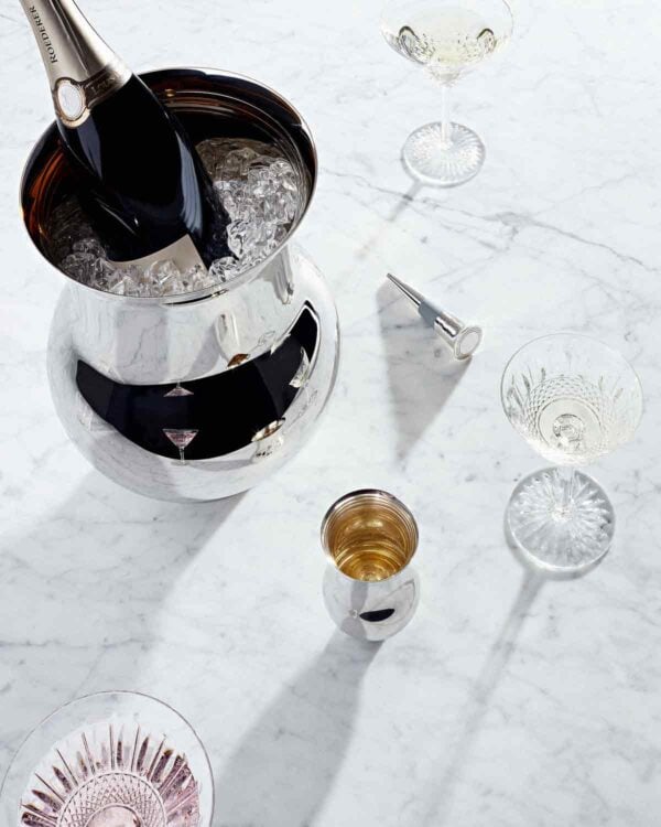 Puiforcat Pour Le Champagne Sterling Silver Champagne Bucket Lifestyle Photo