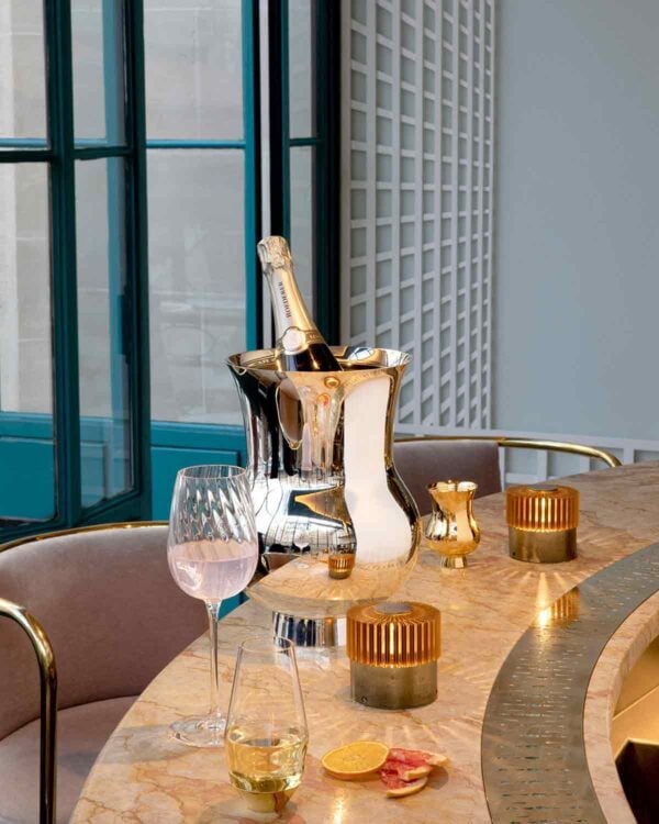 Puiforcat Pour Le Champagne Sterling Silver Champagne Bucket Lifestyle Photo