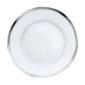 Puiforcat Cercle d’Orfèvre Porcelain Dinner Plate with Sterling Silver Rim