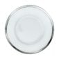 Puiforcat Cercle d’Orfèvre Porcelain Bread and butter Plate with Sterling Silver Rim