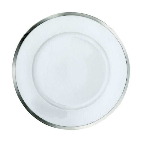 Porcelain-600058OA-CERCLE-DORFEVRE-PRESENTATION-PLATE-1200x1200-100KB Puiforcat Cercle d’Orfèvre Porcelain Presentation Plate with Sterling Silver Rim